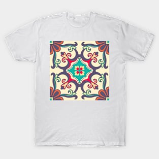 Seamless Colourful Ornament Tiles T-Shirt